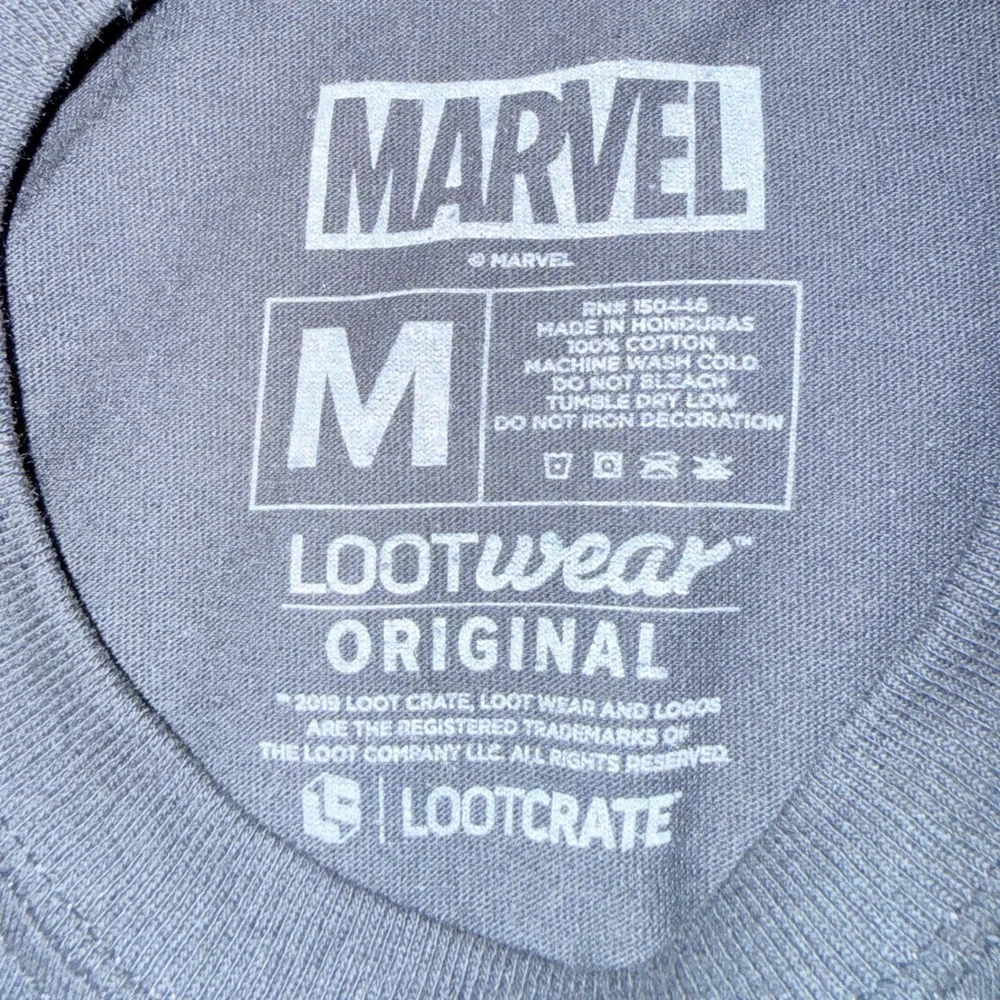 Marvel‎ Deadpool T-Shirt Mens M Black NWOT LootWear Graphic Tee 2018